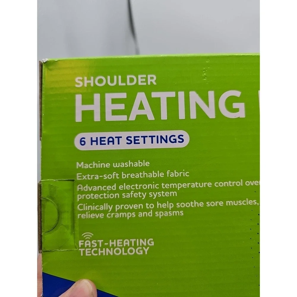 Rite Aid Portable‎ Shoulder Heating Pad, 6 Heat Settings, New